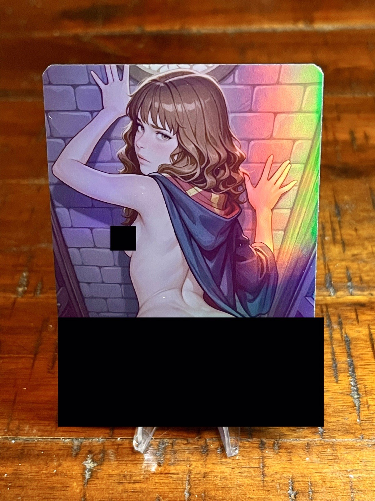 Hermione Granger (Harry Potter) Toxic Waifu HOLOFOIL Custom Trading Card Spicy