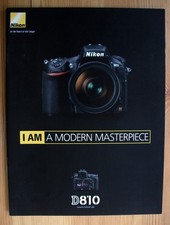 Nikon D810 Prospekt, 23 Seiten, top erhalten