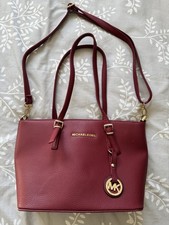 Michael Kors Women's Handbag Burgundy Red Shoulder Bag