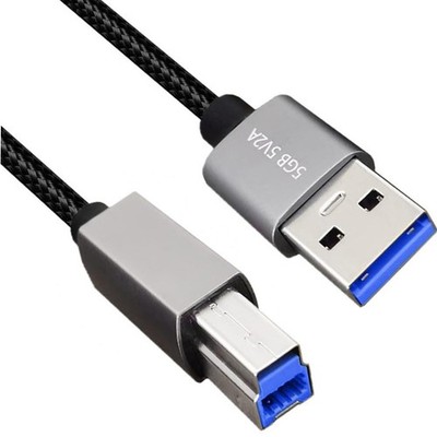 USB 3.0 A To B Cable Type A Male To B Male Printer Scanner Cord 30cm/0.98 Ft