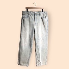 Universal Thread Women  s Mid-Rise 90s Baggy Jeans Vintage Light Wash Size 14