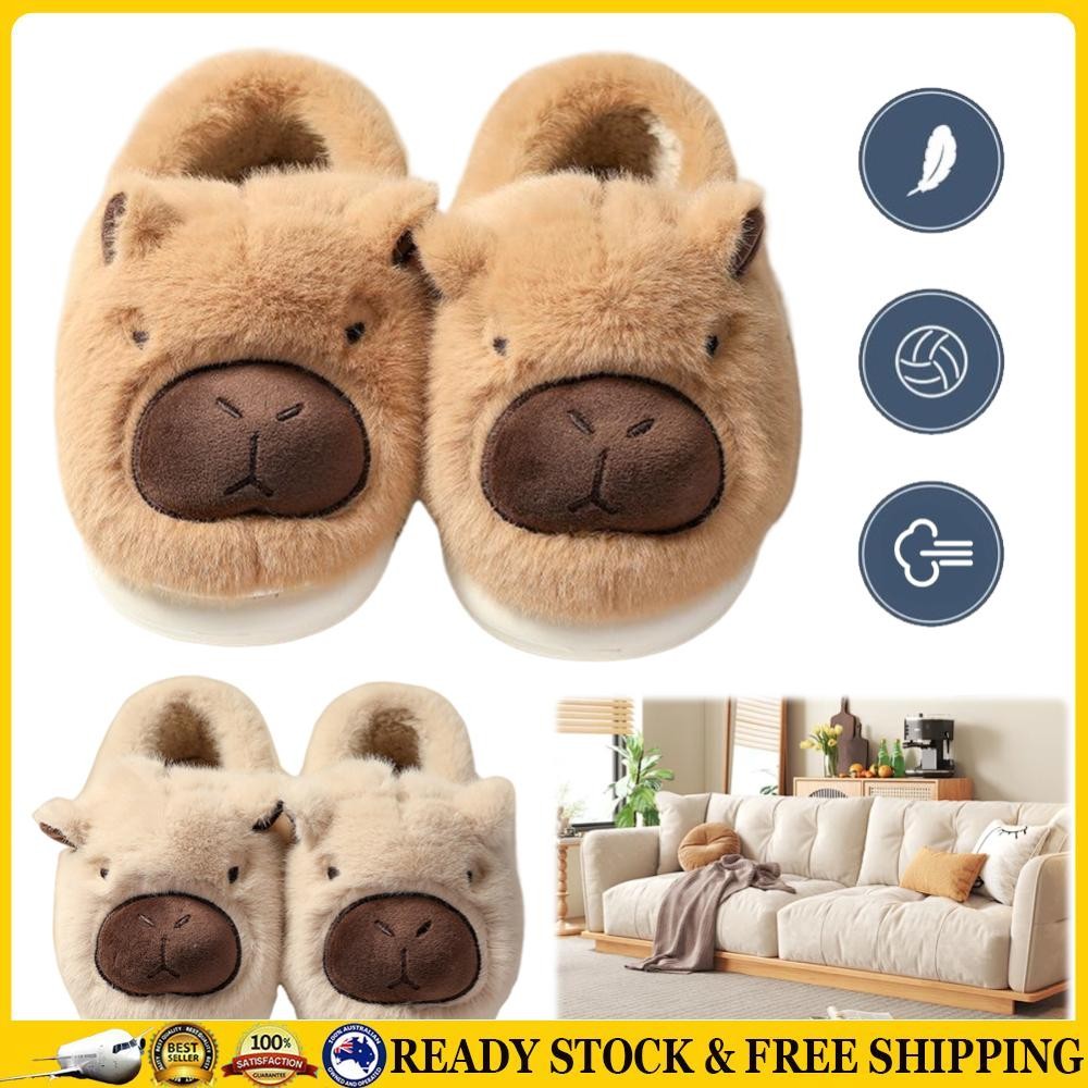 APL DE Peluche Capybara Pantofole Carine Pantofole a Punta Chiusa Comode per