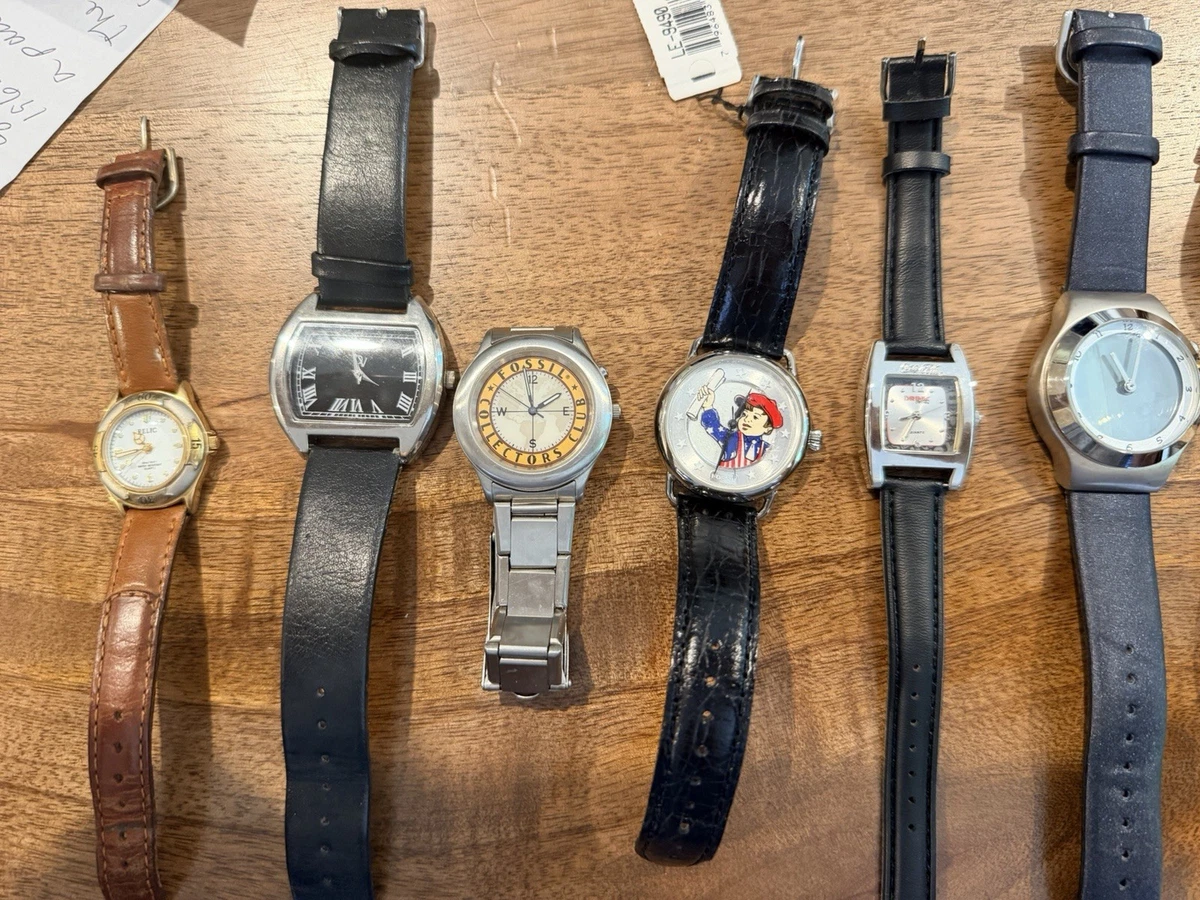 Wholesale Watch Lot of 43 Vintage & Modern - Timex Fossil Elgin Parts Repair Fossil WATCH Parts products for sale | eBay main image 2