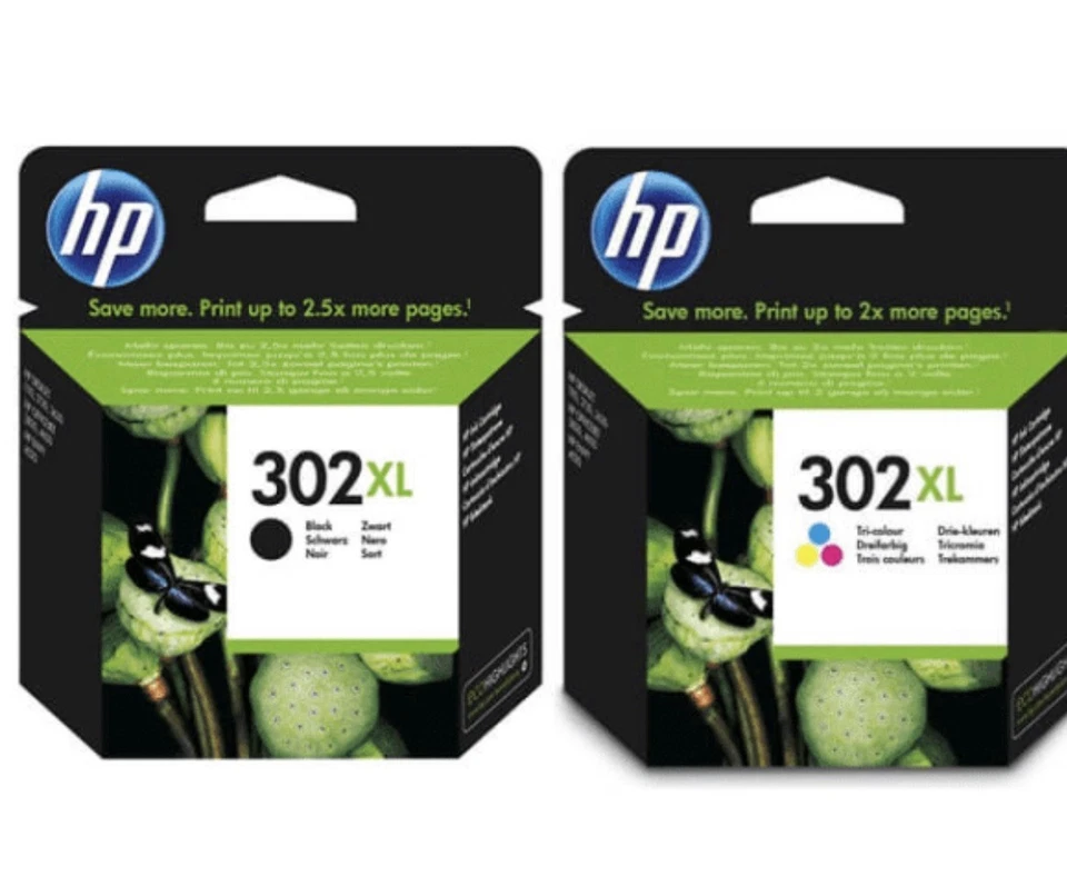 Cartouche d'encre HP Originale 302 XL Haute Capacité 3 CouleursF6U67AE date2027+ - Photo 1/1
