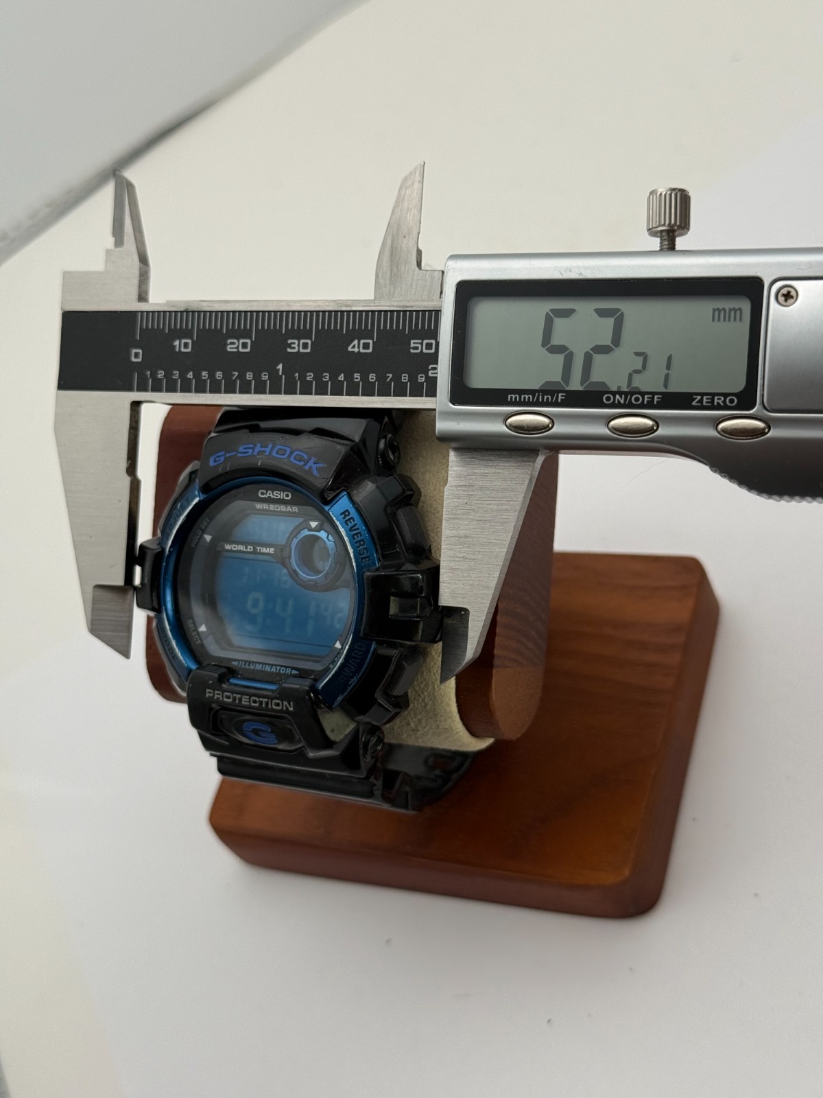 Casio G-Shock G-8900A-1CR 52mm Black Blue Digital Sport Watch