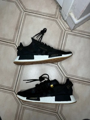 athletic shoes adidas nmd r1 gold black