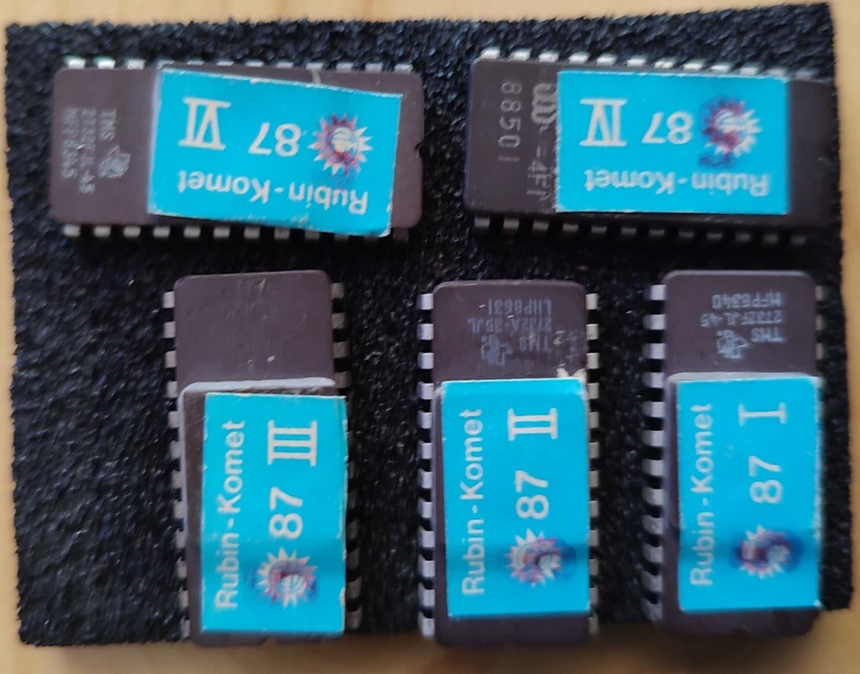 Merkur Rubin Komet  Spielmodul-Eproms - Bild 1 von 1