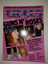 Circus April 30, 1989 Guns N' Roses, Metallica, Poison, Britny Fox Bon Jovi Ratt