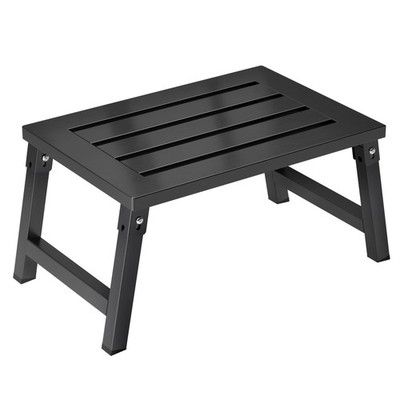 1000 lbs Heavy Duty RV Step Stool, Extra Wide 19'' Platform Folding RV Step, N...