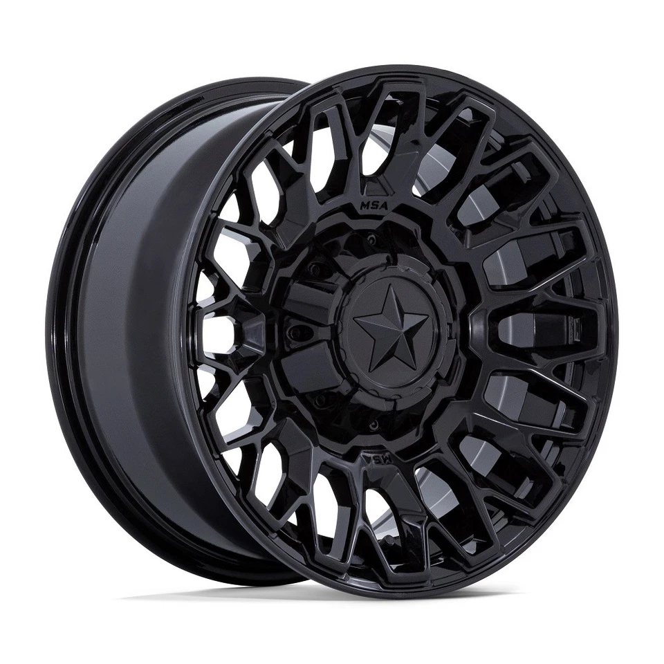 MSA Clubber 14" Wheels Black 26" Dual Threat Tires Sportsman 550 850 1000 - Image 2 of 4