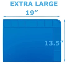 Phone Repair Silicone Pad Magnetic Work Mat Heat Insulation Soldering Iron Plat