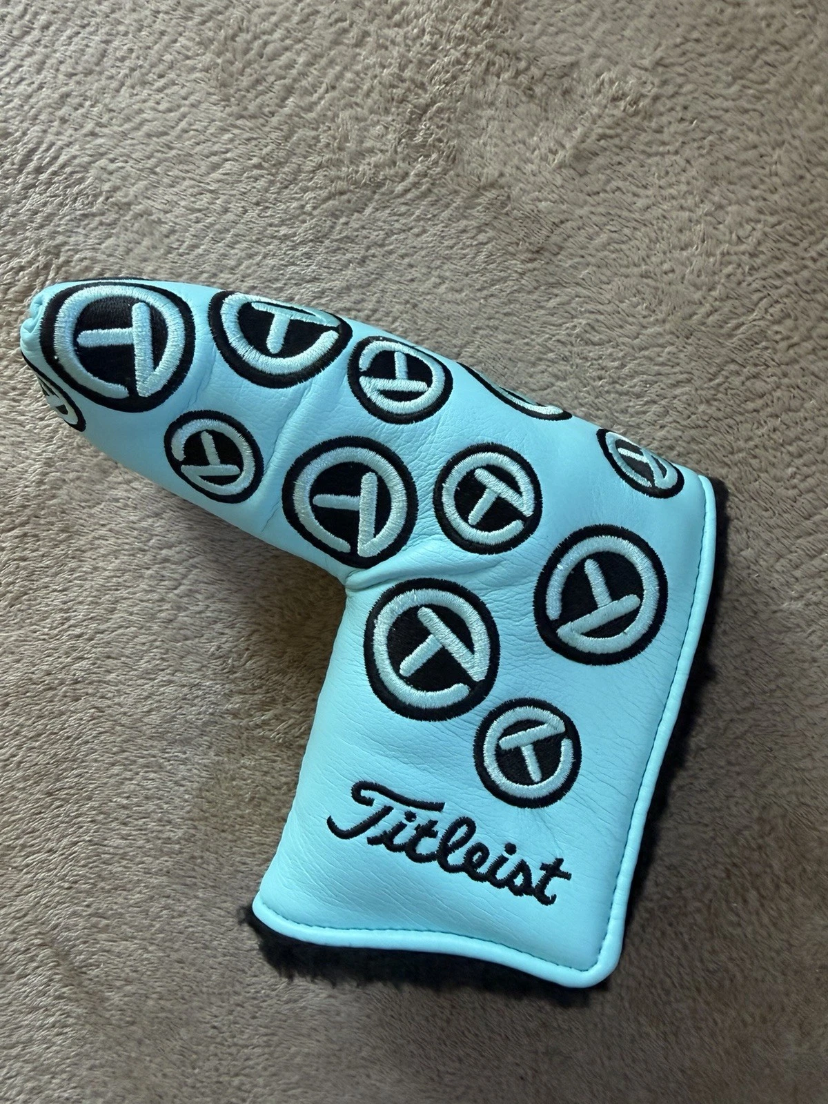 Scotty Cameron Dancing Circle T putter headcover Scotty Blue Rare Near Mint