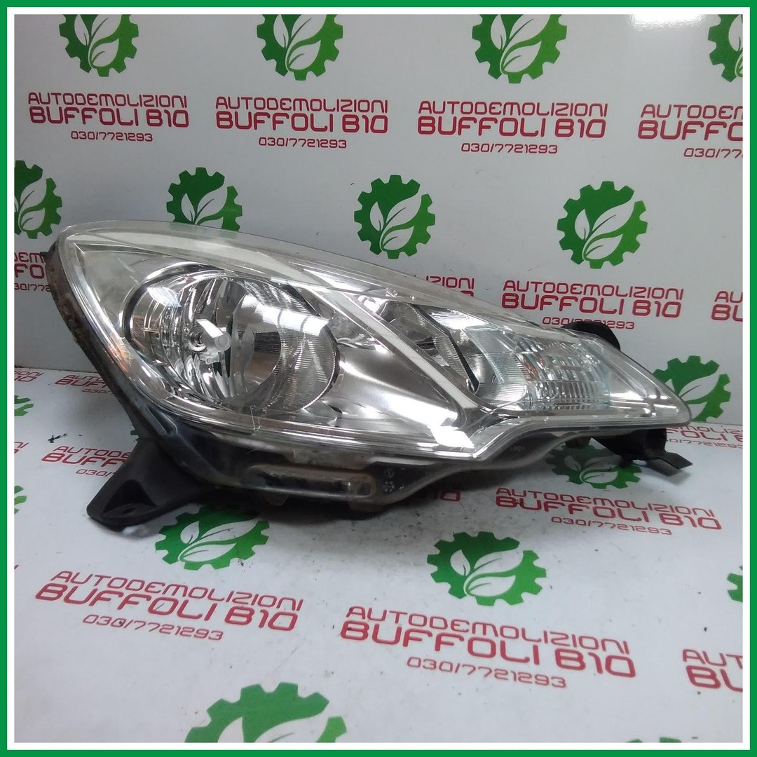 Faro Fanale Proiettore Anteriore Destro DX Citroen C3 II 1606930080 2013 2016