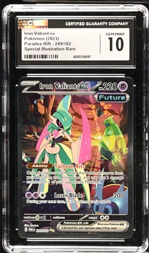 Iron Valiant ex 249/182 SV04: Paradox Rift Holo - CGC 10