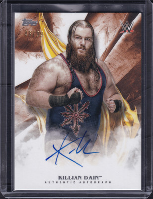 Killian Dain | On-Card Autograph | Orange /99 | WWE 2019 Topps Undisputed