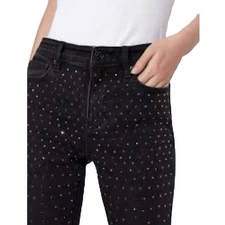 NWT REWASH RHINESTONES BLACK JEANS WOMEN’S SIZE  7