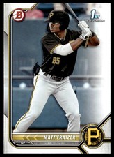 2022 Bowman Baseball #BP-91 Matt Fraizer Pittsburgh Pirates 1st Bowman Paper