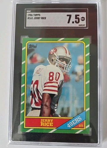 1986 Topps - Jerry Rice RC SGC 7.5