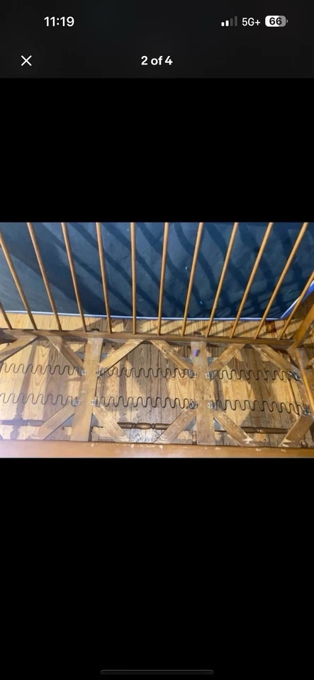 Sofá sofá antiguo americano antiguo de arce macizo/cerezo husillo Foto 3 de 4