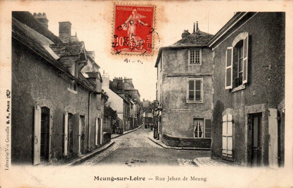 CPA - MEUNG-sur-LOIRE - Rue Jehan de Meung - Photo 1/2