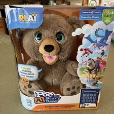 My Fuzzy Friend Poe the AI Story Creating Bear - Creates Stories From Your Ideas