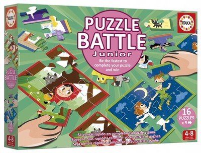 Educa Bajki Puzzle 16x9 El Puzzle Dornröschen Aschenputtel Aladdin