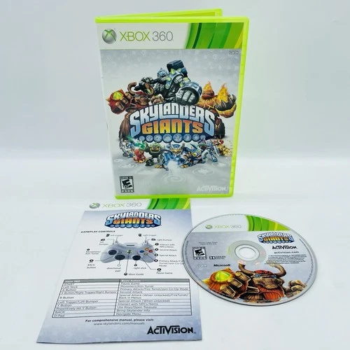Skylanders Giants Game (Xbox 360, 2012) Complete w/ Manual, TESTED, Fast Ship