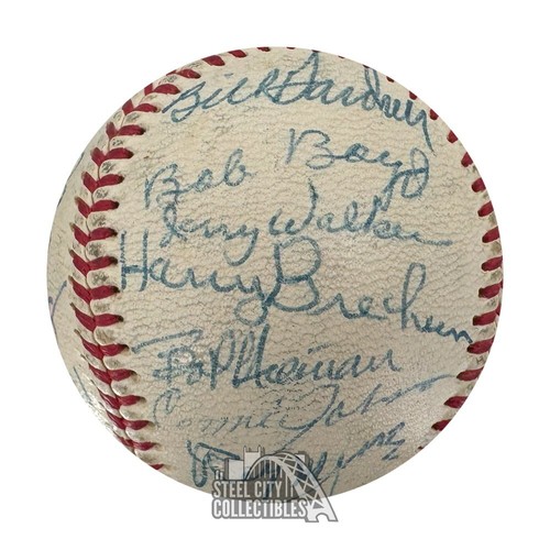 1957 Baltimore Orioles Autographed Team Signed Baseball - JSA LOA - Picture 4 of 7
