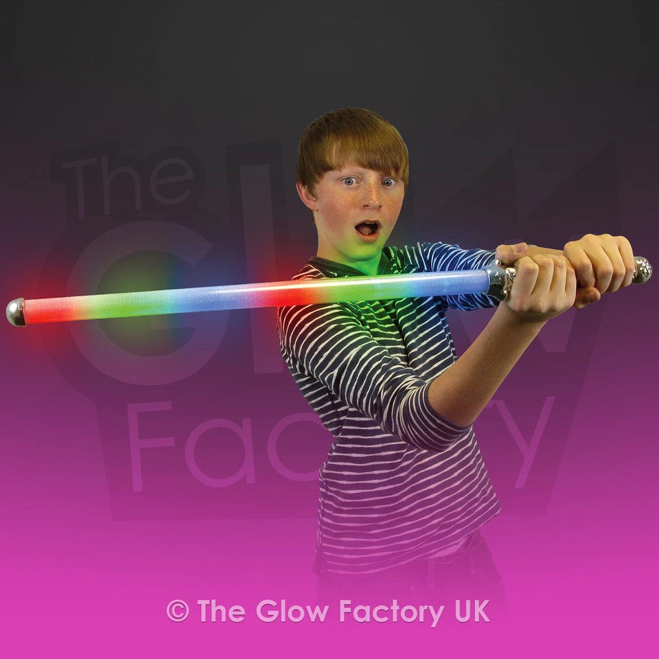 Wholesale Light Up Rainbow Sword Bulk Flashing LED Baton
