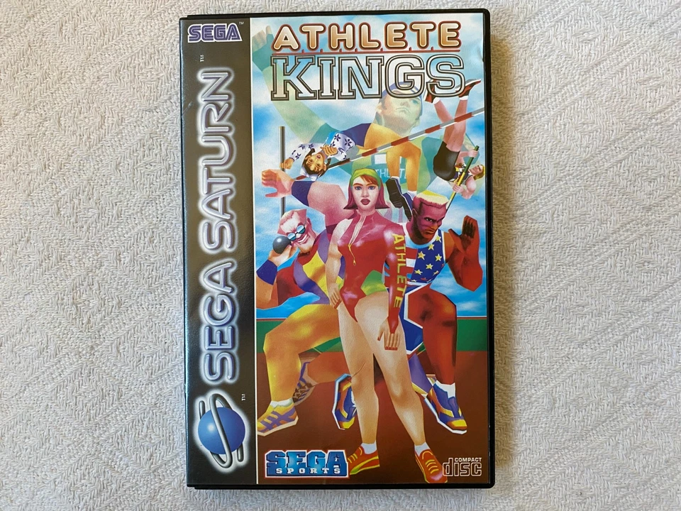 Athlete Kings Sega Saturn - UK PAL VGC CIB with Natural Disc & Plastic Case - Image 4 of 4