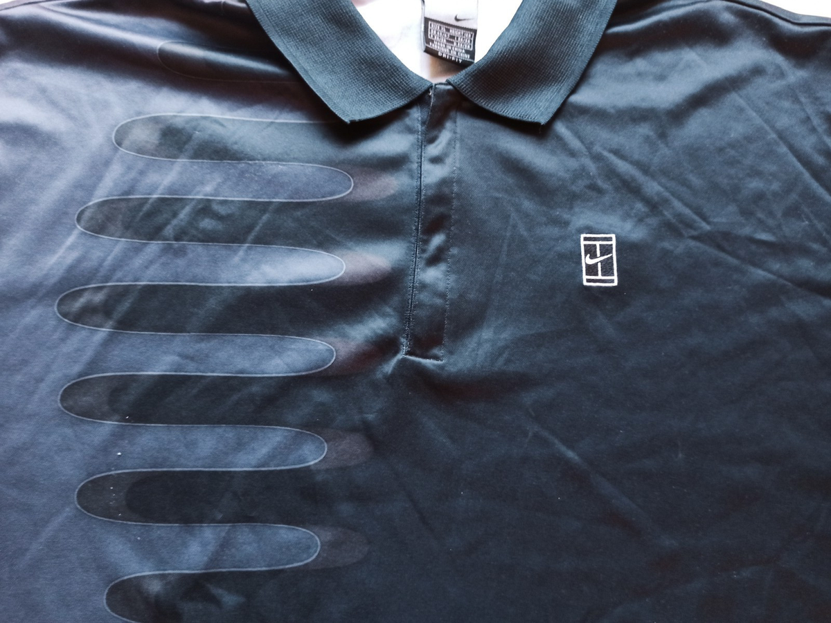 Nike Roger Federer 2002 Australian Open Polo Shirt Tennis Vintage 