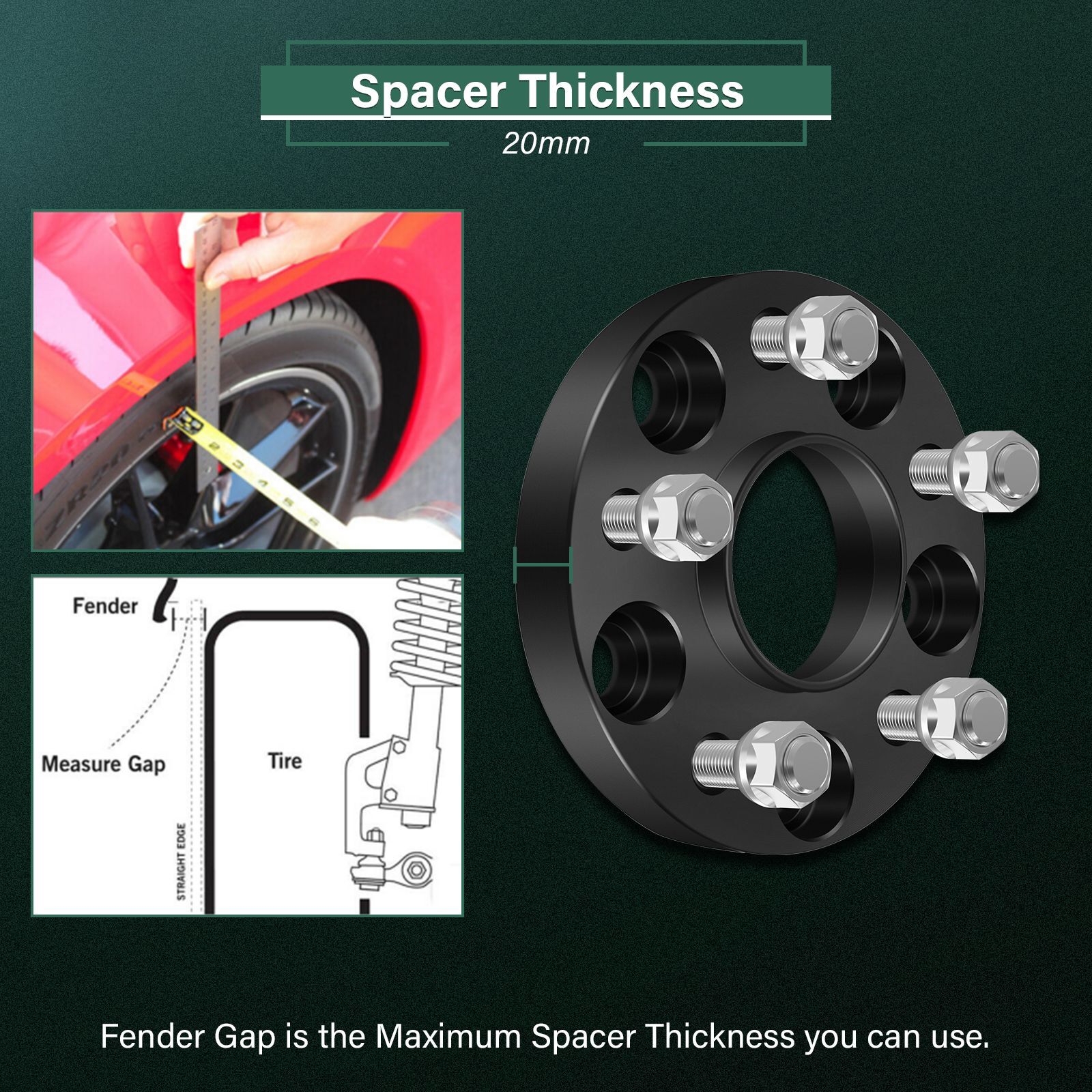 4X 20mm Hub Centirc Wheel Spacers 5x4.5 For Infiniti G37 Q50 Nissan