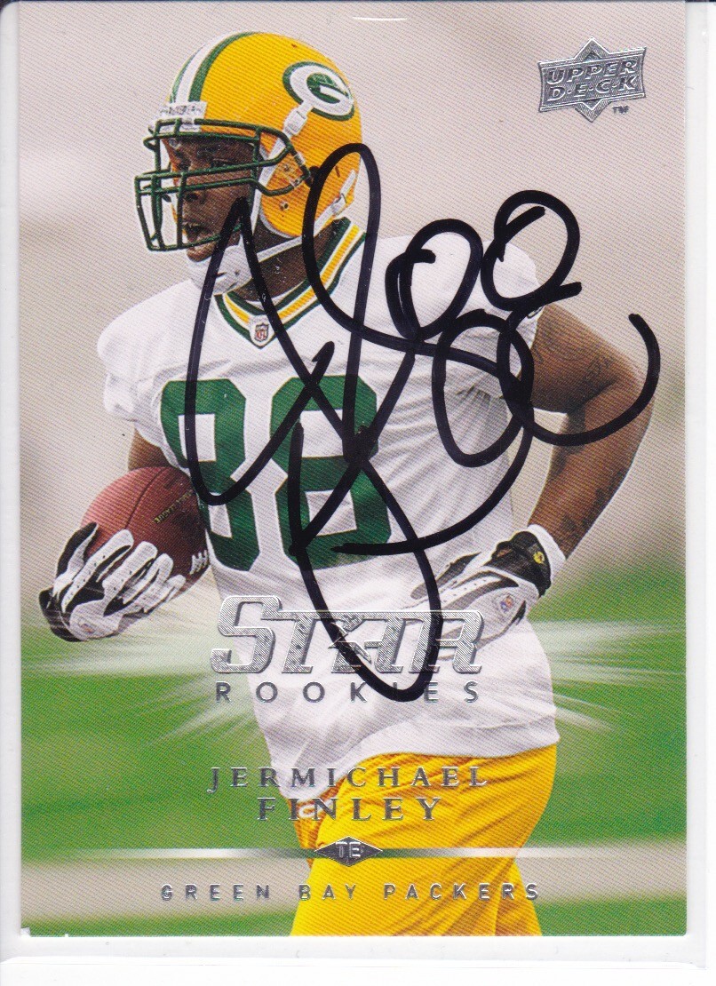 Jermichael Finley Upper Deck #249 Autograph