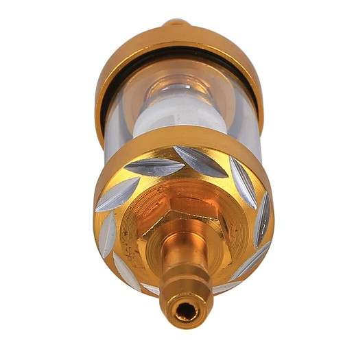 Universal 8mm 5/16"Inline Reusable Motorcycle Fuel Filter Gas - Foto 3