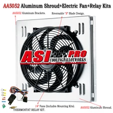 For 1985-94 92 Ford Ranger Explorer Bronco II Electric Radiator Fan+Shroud Relay