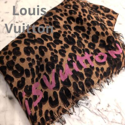 Rare 00's LUIS VUITTON scarf レオパード 平成ギャル Rare 00's LUIS