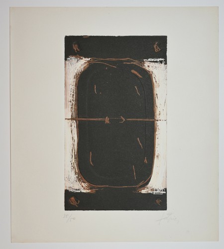 Listados Español Artista Antoni Tapies, Original Firmado Número Grabado Con Book - Imagen 1 de 11