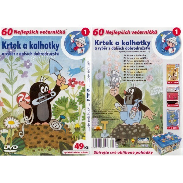 Mole's Trousers (Krtek a kalhotky) DVD Czech Krtek Maulwurf Little Mole 80 mins