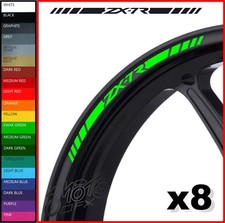 8 x ZX7R Wheel Rim Decals Stickers - 20 colors - zx-7r 750 r zxr750 zxr ninja