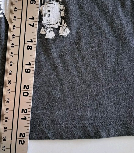 Camiseta con logotipo de póster de película Star Wars A New Hope para hombre pequeña gris oscuro clásica - Imagen 5 de 5