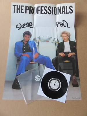 THE PROFESSIONALS One Two Three POSTER ÄRMEL UK 1. Presse 7'' VS376 SEXPISTOLEN