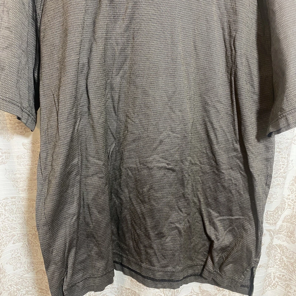 GARY PLAYER 吸湿排汗 3 按钮 Polo 高尔夫衬衫短袖男式 XL — 第 2/4 张图片