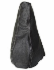 Schaltmanschette Fur Fiat Doblo MK1 2000-2010 Leder Naht Grau