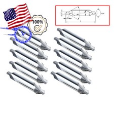 1/3/5mm HSS Center Drill Bit - 60 Degree Countersink Spotting Drill Bits