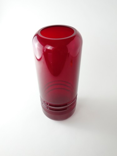 Rosenthal 'Nendoo' Glasvase 30 cm rot NEU OVP Vase