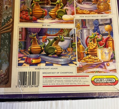 How Much Would I Weigh Randal Spangler Draglings 500 pc jigsaw Puzzle Spears 90s - Picture 3 of 6