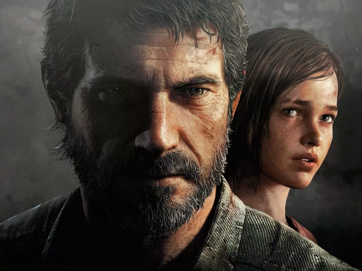 Download Joel and Ellie team up against the dangers of The Last Of Us.  Wallpaper