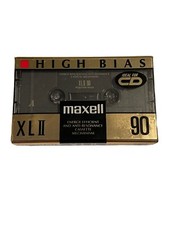 Maxell XL II 90 High Bias Cassette Tape Brand New  Sealed