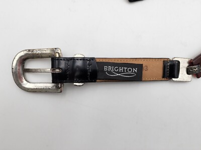 Brighton Ladies Belt Medium Brown Faux Tortoise Shell Links  display picture 2