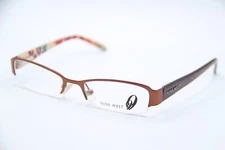 NEW NINE WEST NW145 0RX5 BROWN MULT AUTHENTIC DESIGNER EYEGLASSES 46-16